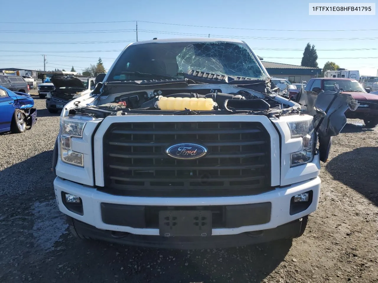 2017 Ford F150 Super Cab VIN: 1FTFX1EG8HFB41795 Lot: 73741814