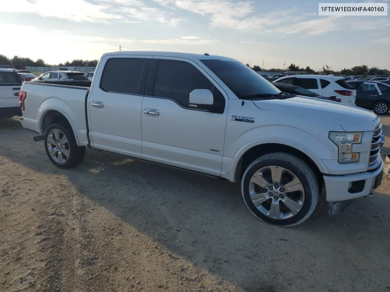 2017 Ford F150 Supercrew VIN: 1FTEW1EGXHFA40160 Lot: 73802994