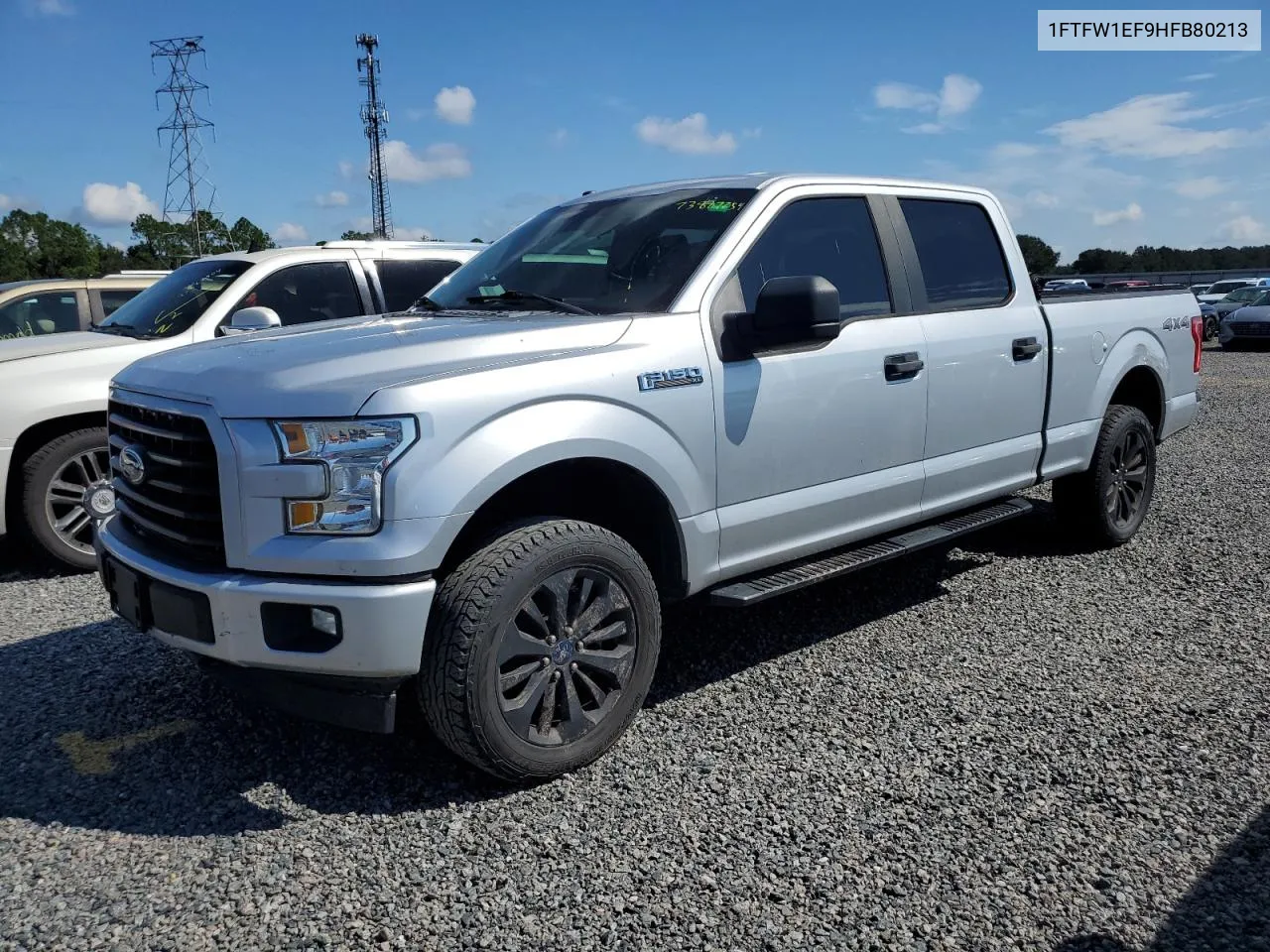 2017 Ford F150 Supercrew VIN: 1FTFW1EF9HFB80213 Lot: 73887754