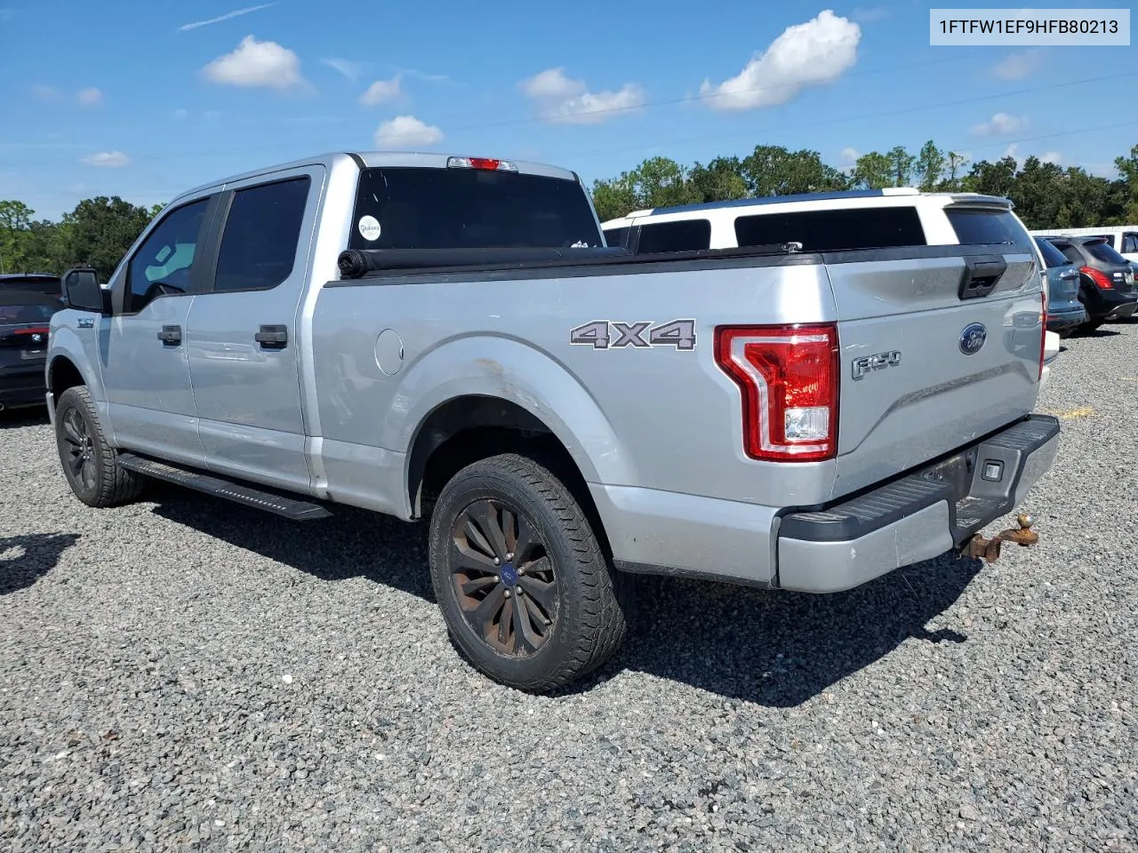 2017 Ford F150 Supercrew VIN: 1FTFW1EF9HFB80213 Lot: 73887754