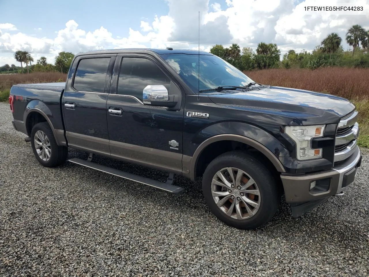 2017 Ford F150 Supercrew VIN: 1FTEW1EG5HFC44283 Lot: 74070024