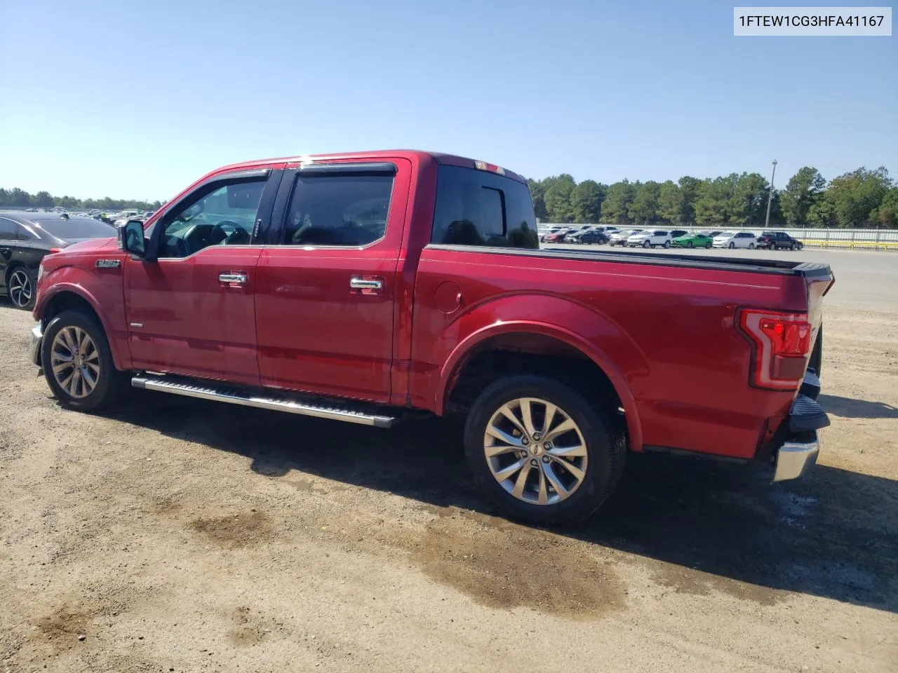 2017 Ford F150 Supercrew VIN: 1FTEW1CG3HFA41167 Lot: 74136924