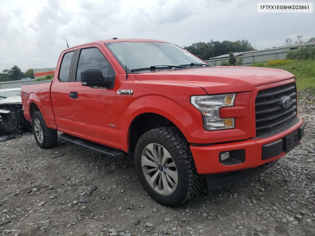 2017 Ford F150 Super Cab VIN: 1FTFX1EG8HKD23861 Lot: 74220594