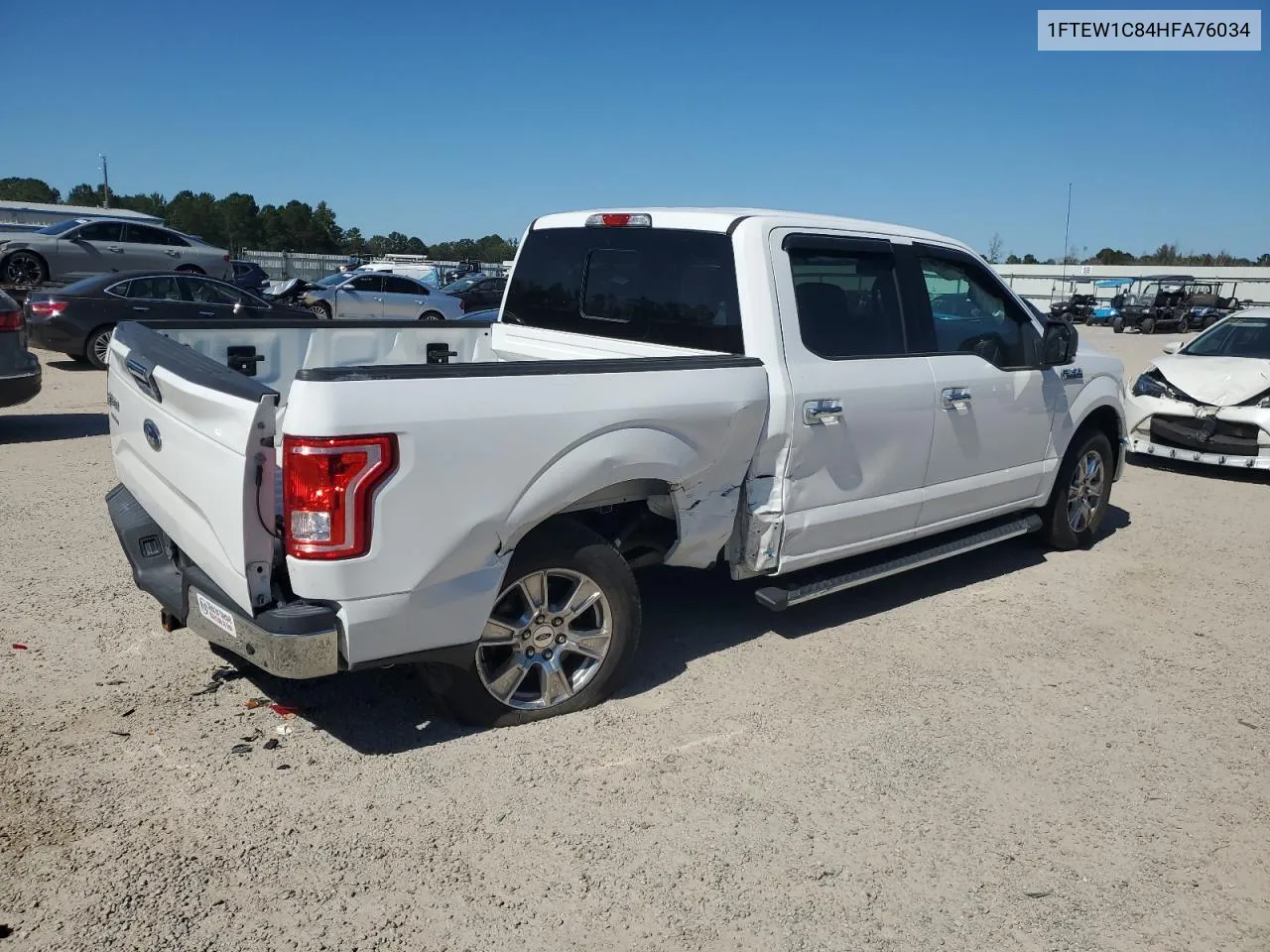 2017 Ford F150 Supercrew VIN: 1FTEW1C84HFA76034 Lot: 74238004