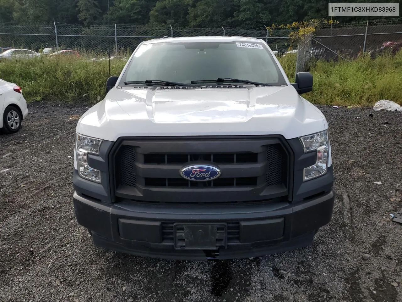 2017 Ford F150 VIN: 1FTMF1C8XHKD83968 Lot: 74316094