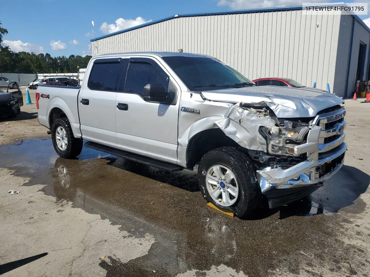 2017 Ford F150 Supercrew VIN: 1FTEW1EF4HFC91795 Lot: 74348254