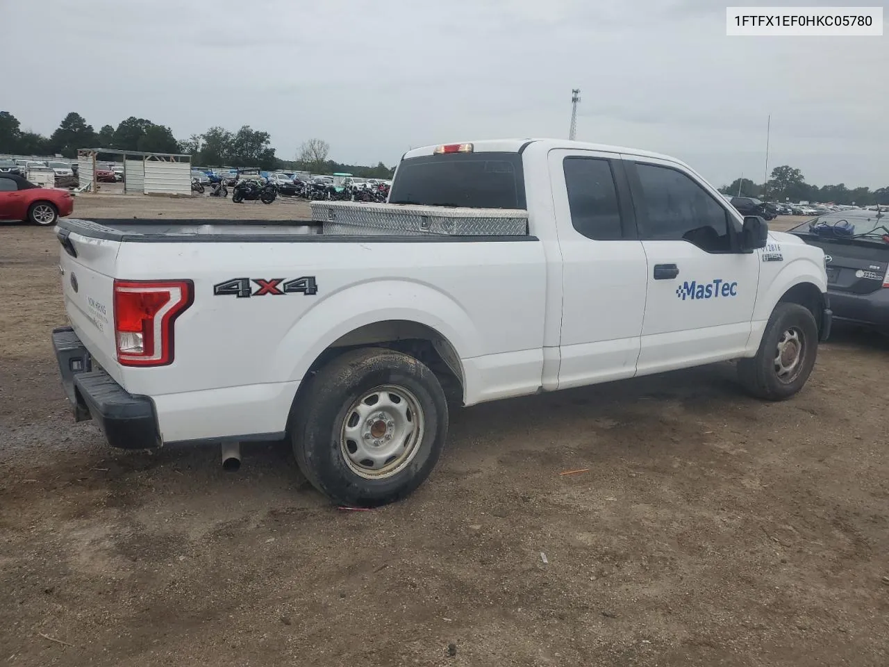 2017 Ford F150 Super Cab VIN: 1FTFX1EF0HKC05780 Lot: 74389354