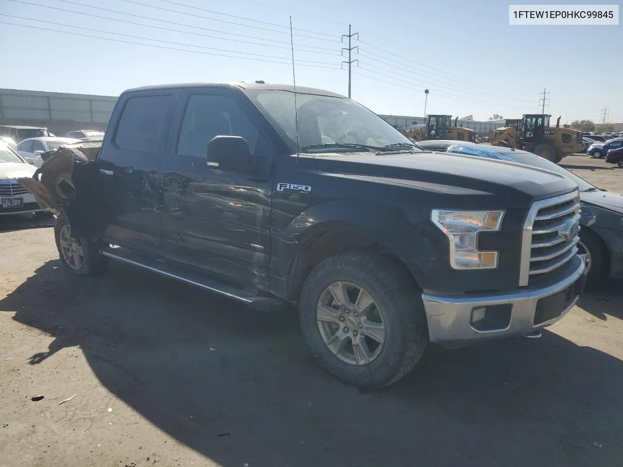 2017 Ford F150 Supercrew VIN: 1FTEW1EP0HKC99845 Lot: 74481254