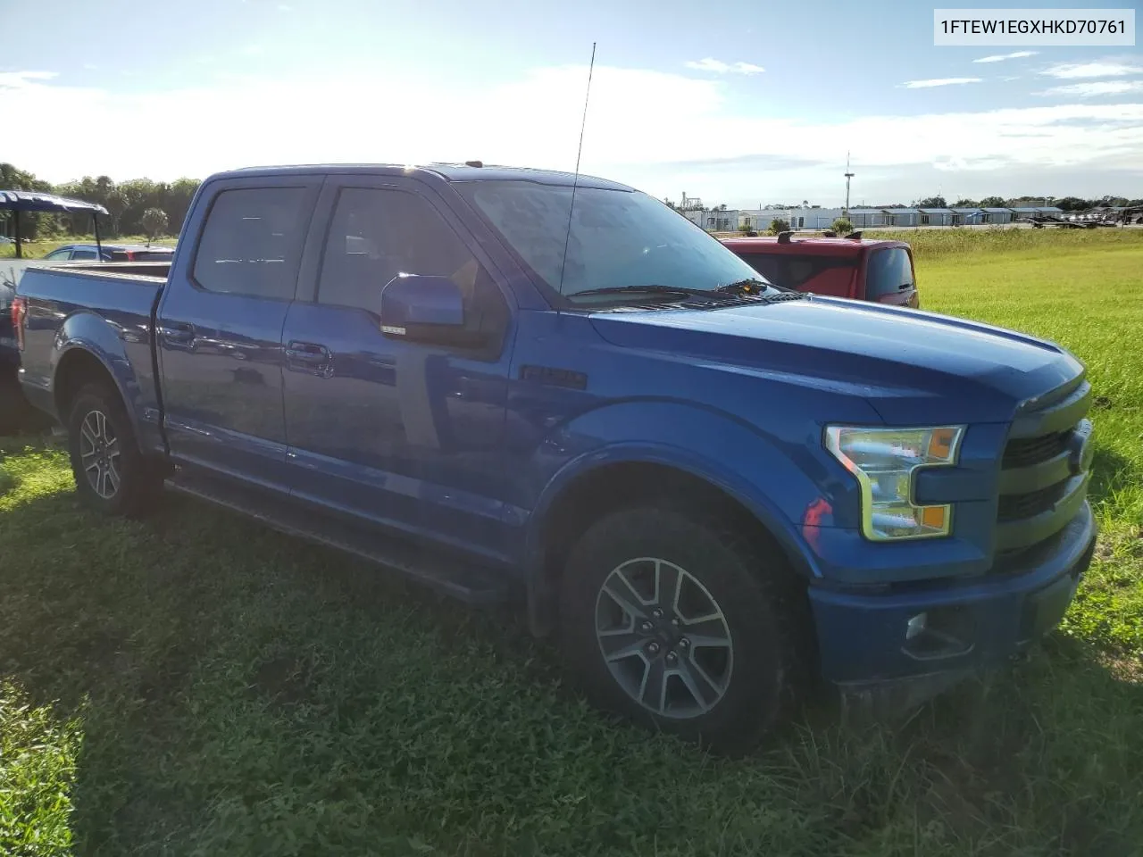 2017 Ford F150 Supercrew VIN: 1FTEW1EGXHKD70761 Lot: 74484354