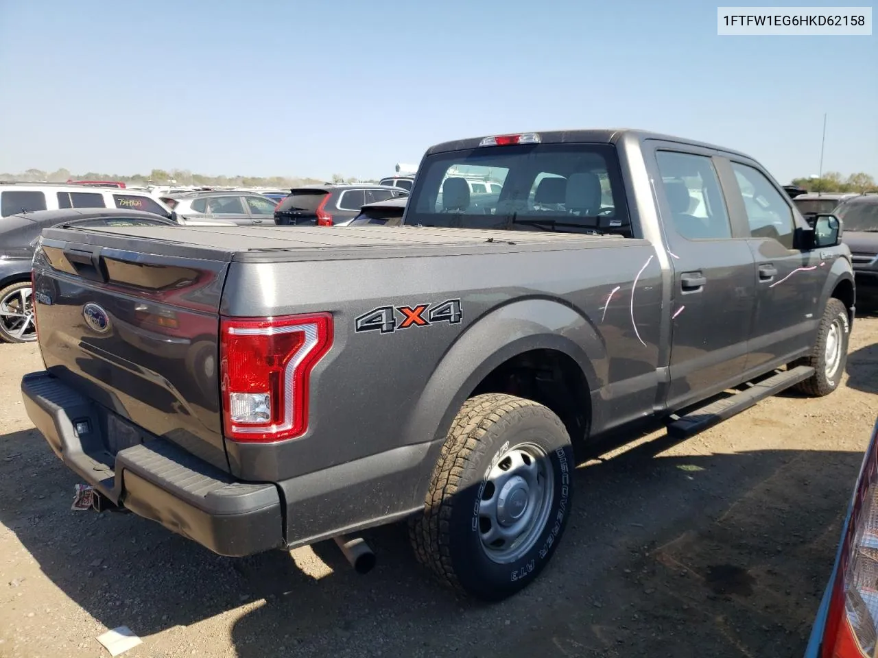 2017 Ford F150 Supercrew VIN: 1FTFW1EG6HKD62158 Lot: 74575444