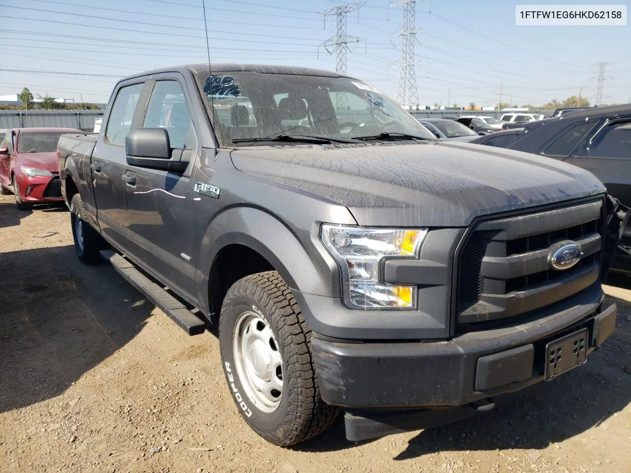 2017 Ford F150 Supercrew VIN: 1FTFW1EG6HKD62158 Lot: 74575444