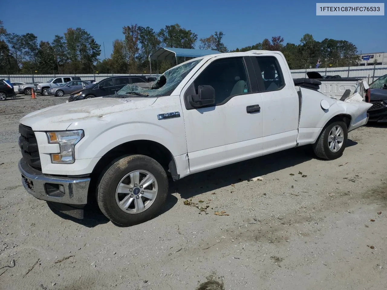 1FTEX1C87HFC76533 2017 Ford F150 Super Cab