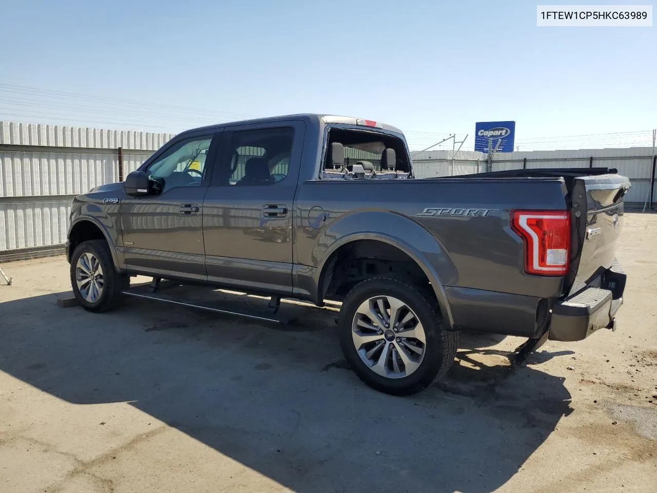 2017 Ford F150 Supercrew VIN: 1FTEW1CP5HKC63989 Lot: 74663154