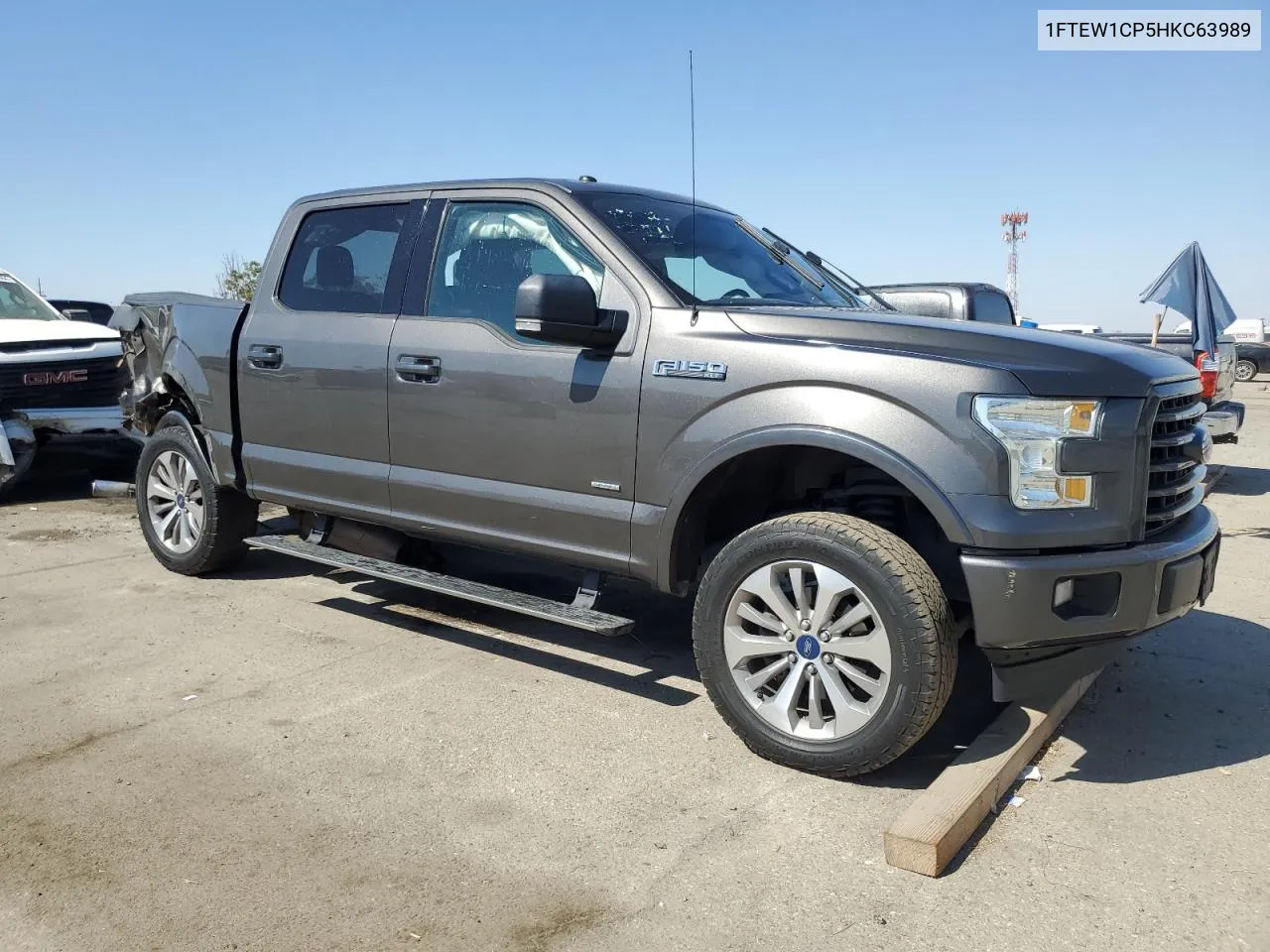 2017 Ford F150 Supercrew VIN: 1FTEW1CP5HKC63989 Lot: 74663154