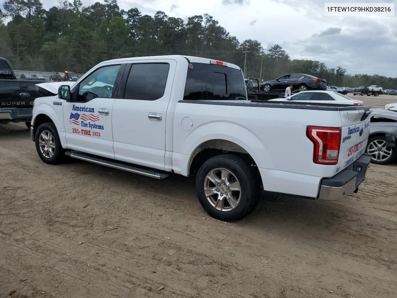 2017 Ford F150 Supercrew VIN: 1FTEW1CF9HKD38216 Lot: 74685254