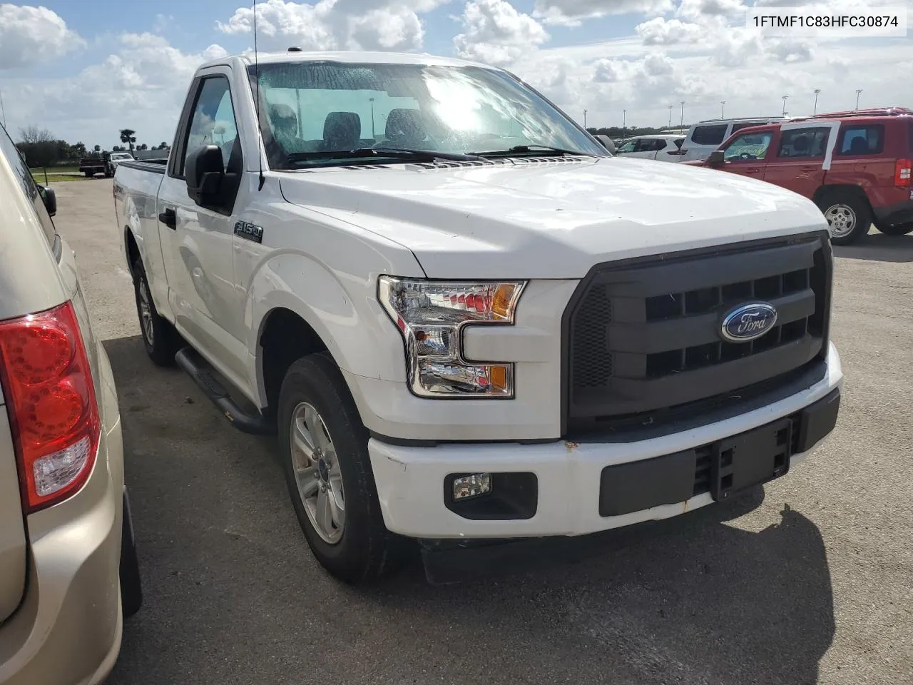 2017 Ford F150 VIN: 1FTMF1C83HFC30874 Lot: 74711074