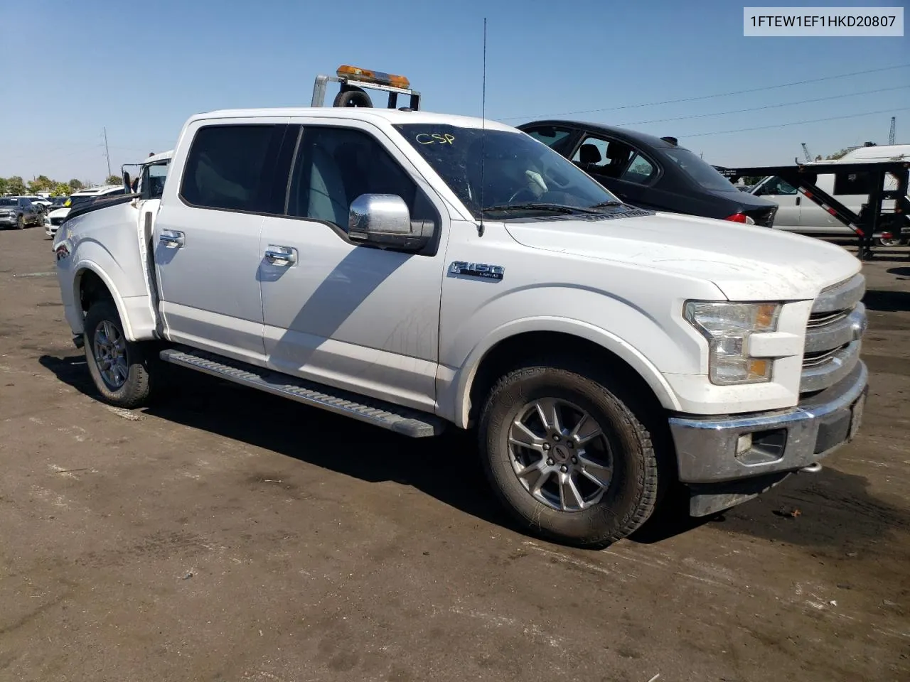 2017 Ford F150 Supercrew VIN: 1FTEW1EF1HKD20807 Lot: 74755794