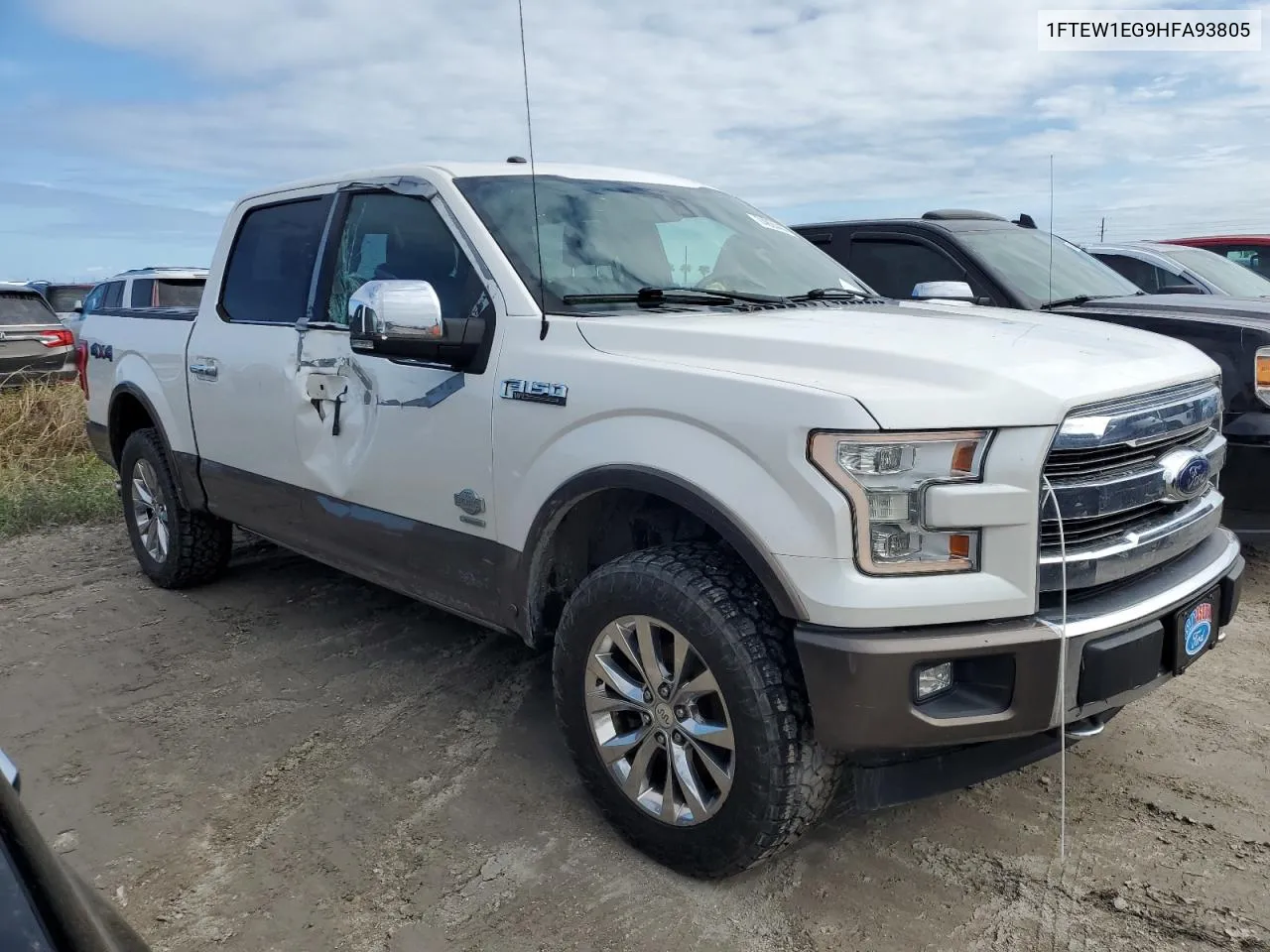 2017 Ford F150 Supercrew VIN: 1FTEW1EG9HFA93805 Lot: 74824404