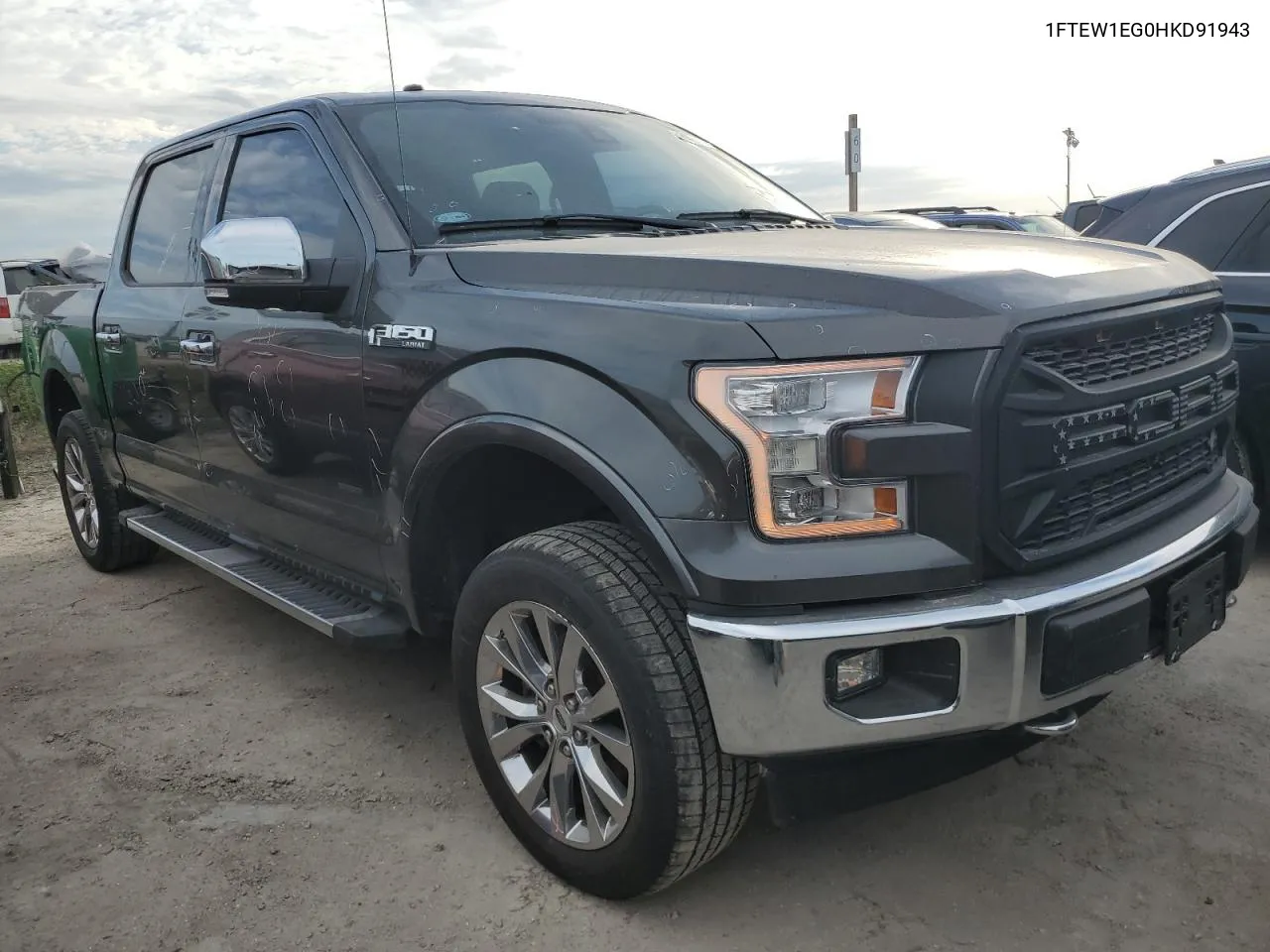 2017 Ford F150 Supercrew VIN: 1FTEW1EG0HKD91943 Lot: 74825734