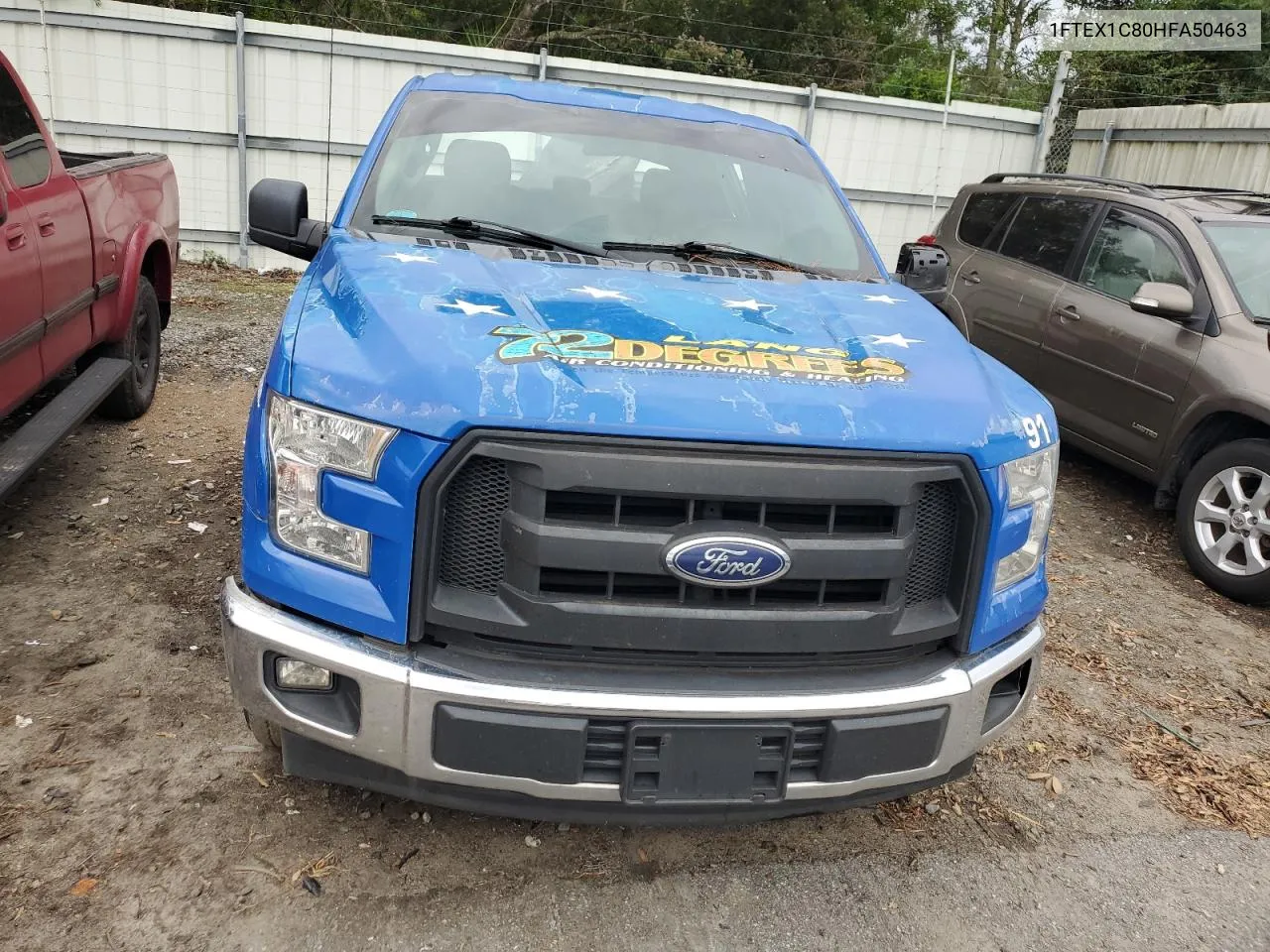 1FTEX1C80HFA50463 2017 Ford F150 Super Cab