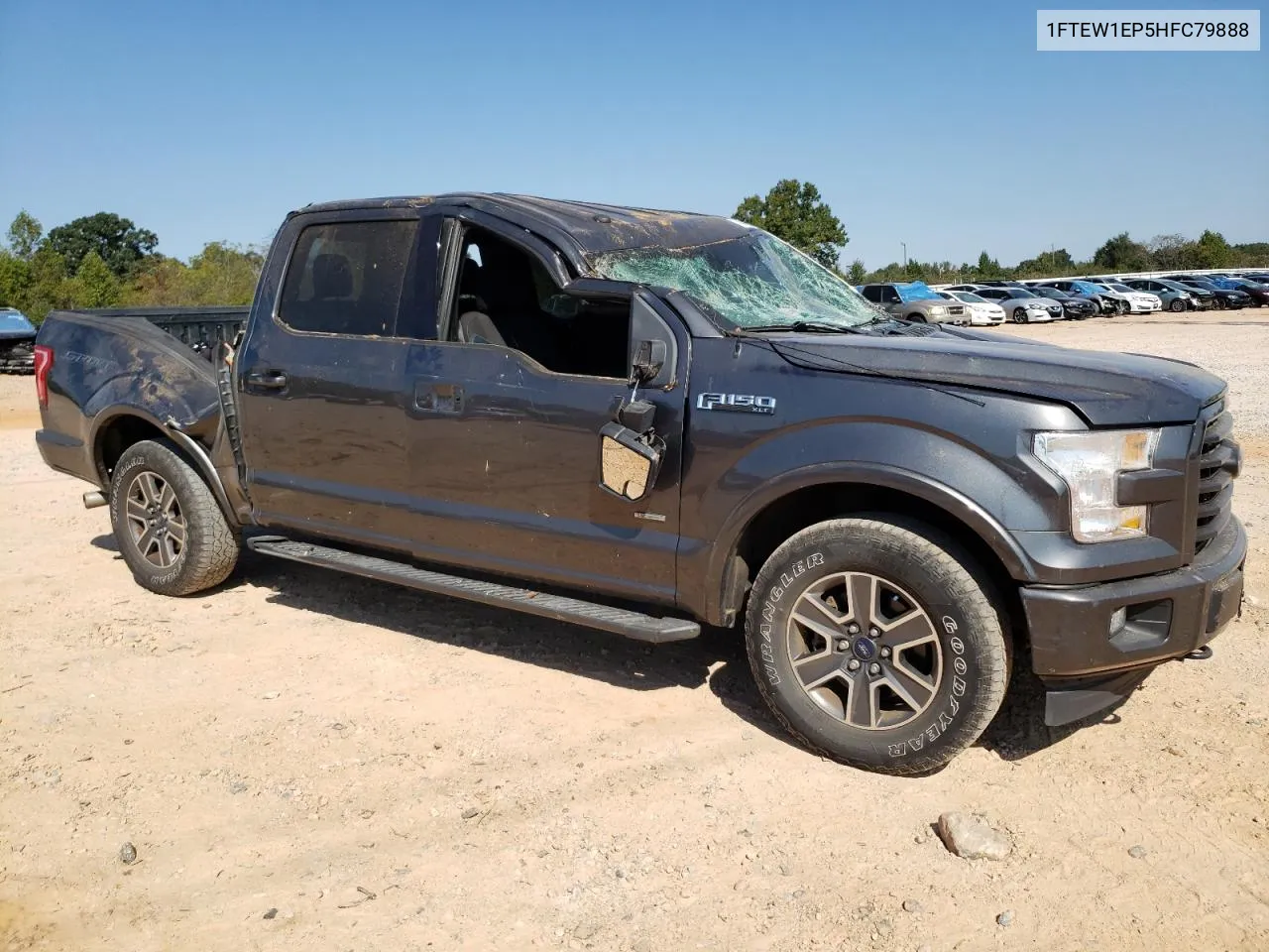 2017 Ford F150 Supercrew VIN: 1FTEW1EP5HFC79888 Lot: 74890664