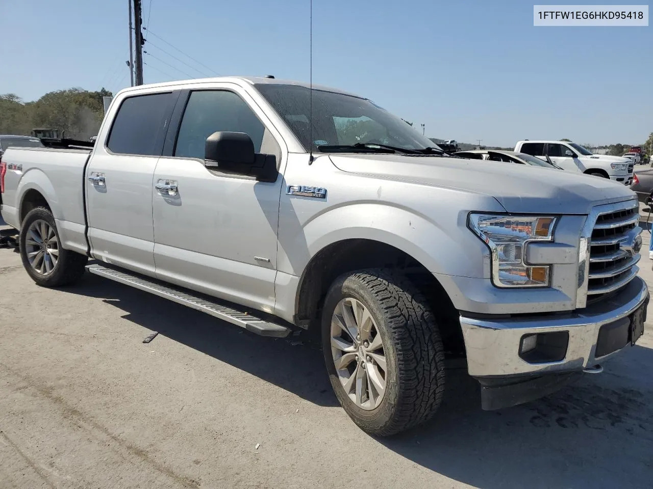 2017 Ford F150 Supercrew VIN: 1FTFW1EG6HKD95418 Lot: 74976104