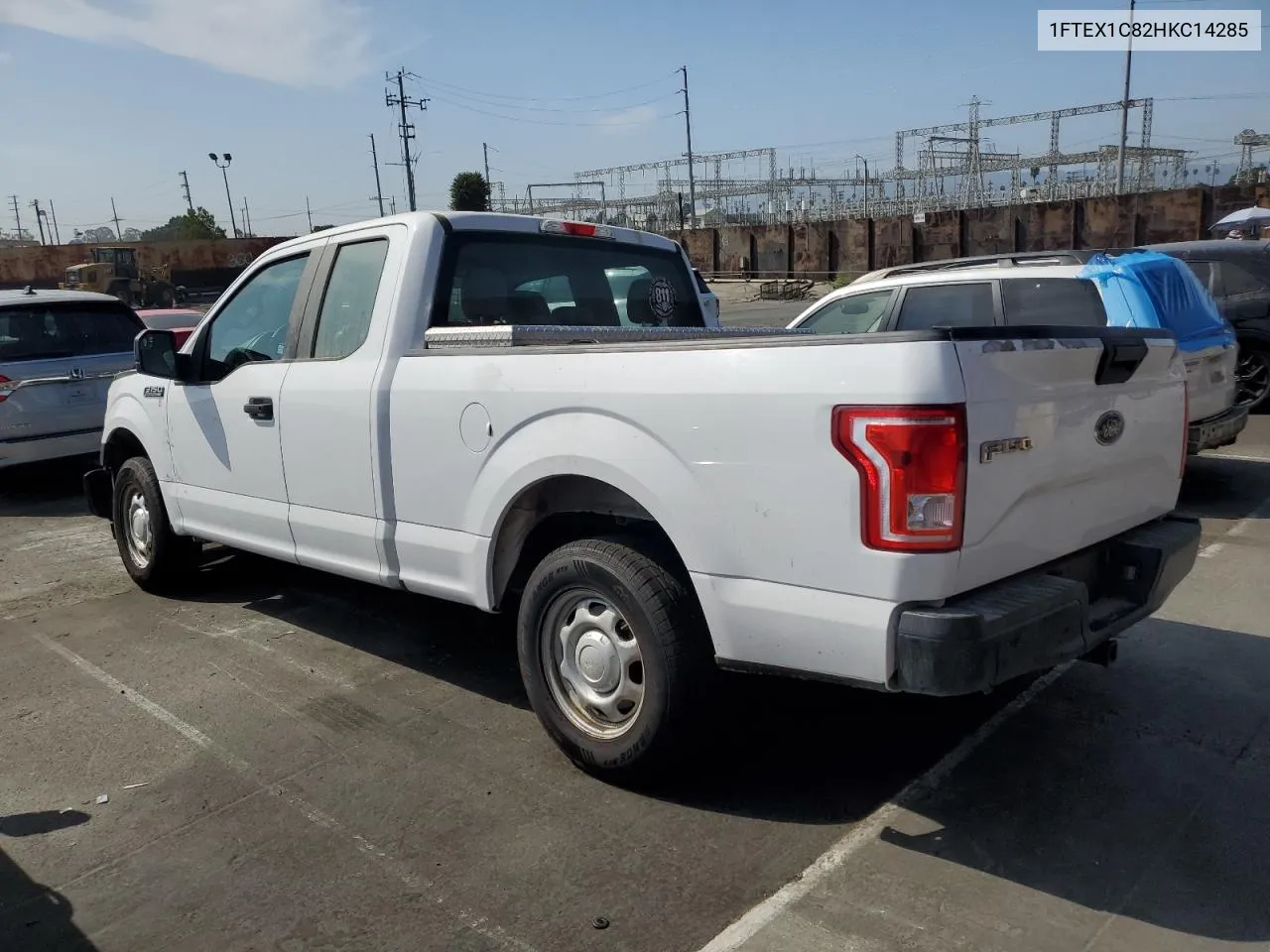 2017 Ford F150 Super Cab VIN: 1FTEX1C82HKC14285 Lot: 75042714