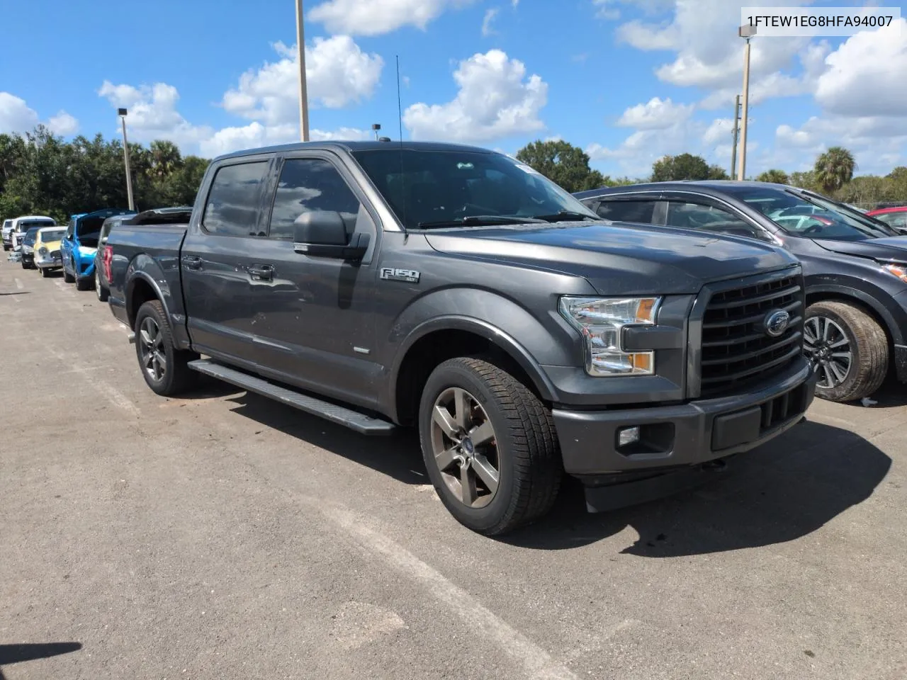 2017 Ford F150 Supercrew VIN: 1FTEW1EG8HFA94007 Lot: 75196934