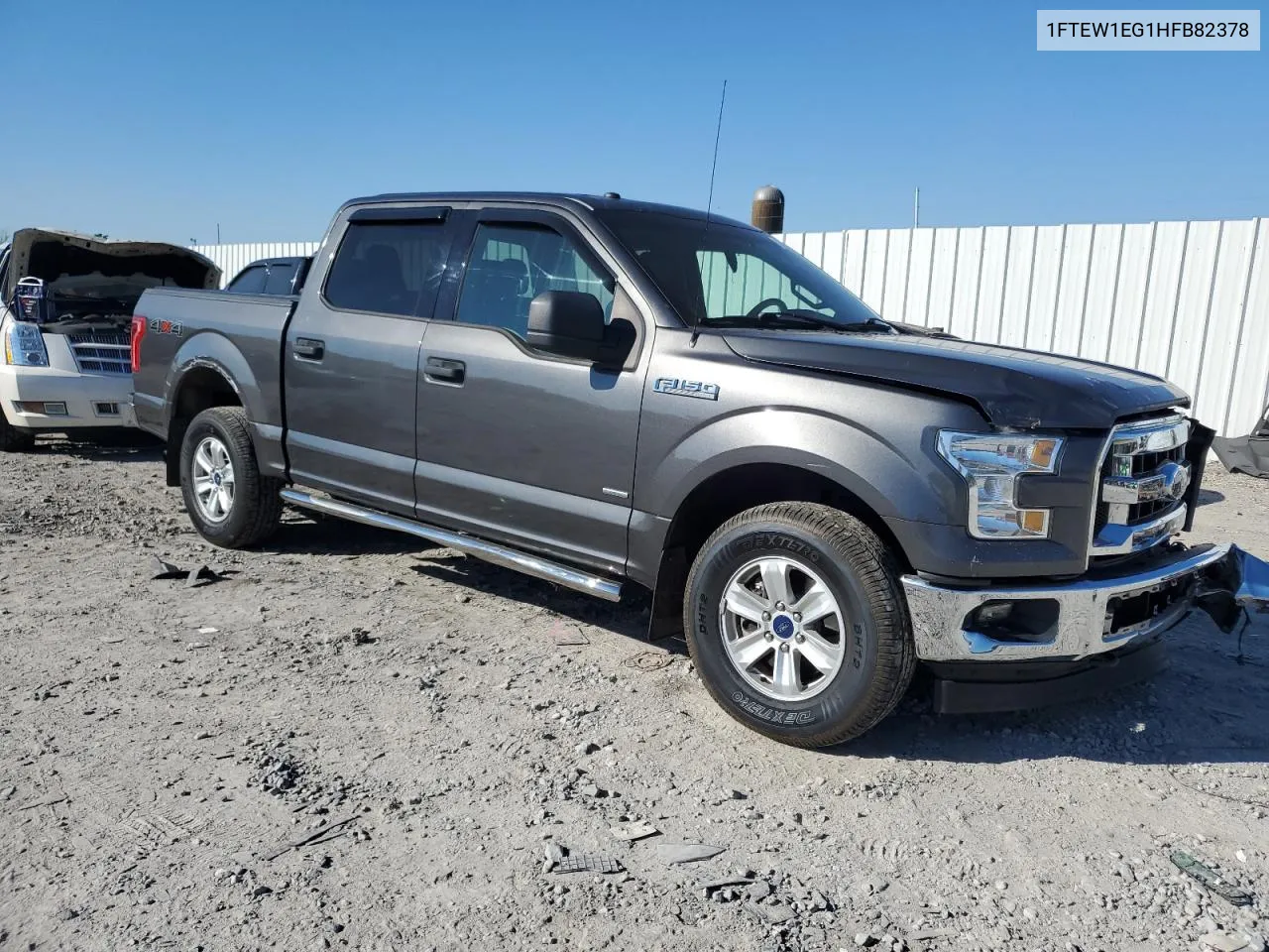 2017 Ford F150 Supercrew VIN: 1FTEW1EG1HFB82378 Lot: 75208284