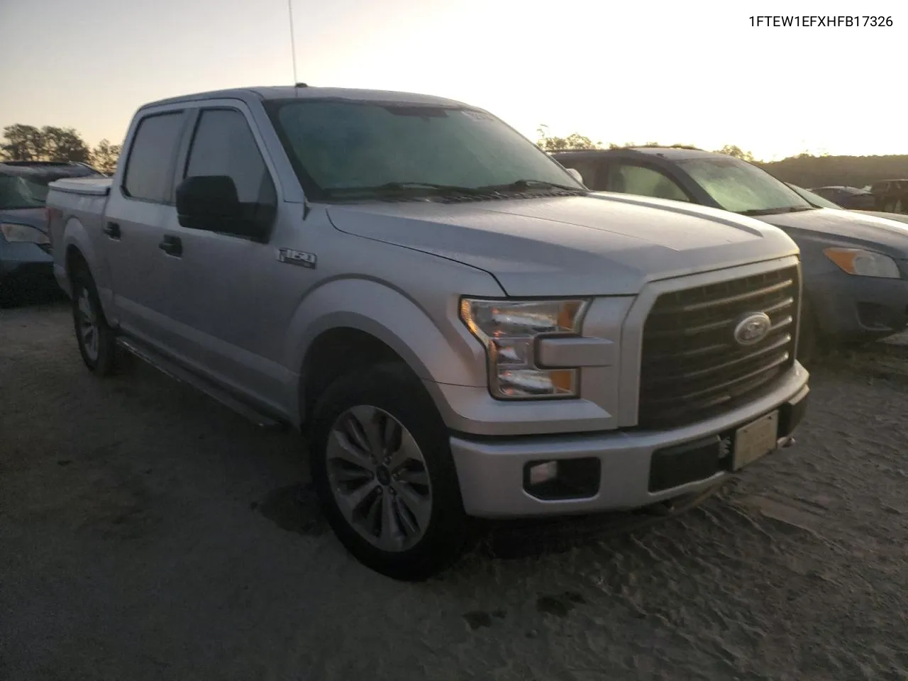 2017 Ford F150 Supercrew VIN: 1FTEW1EFXHFB17326 Lot: 75214184