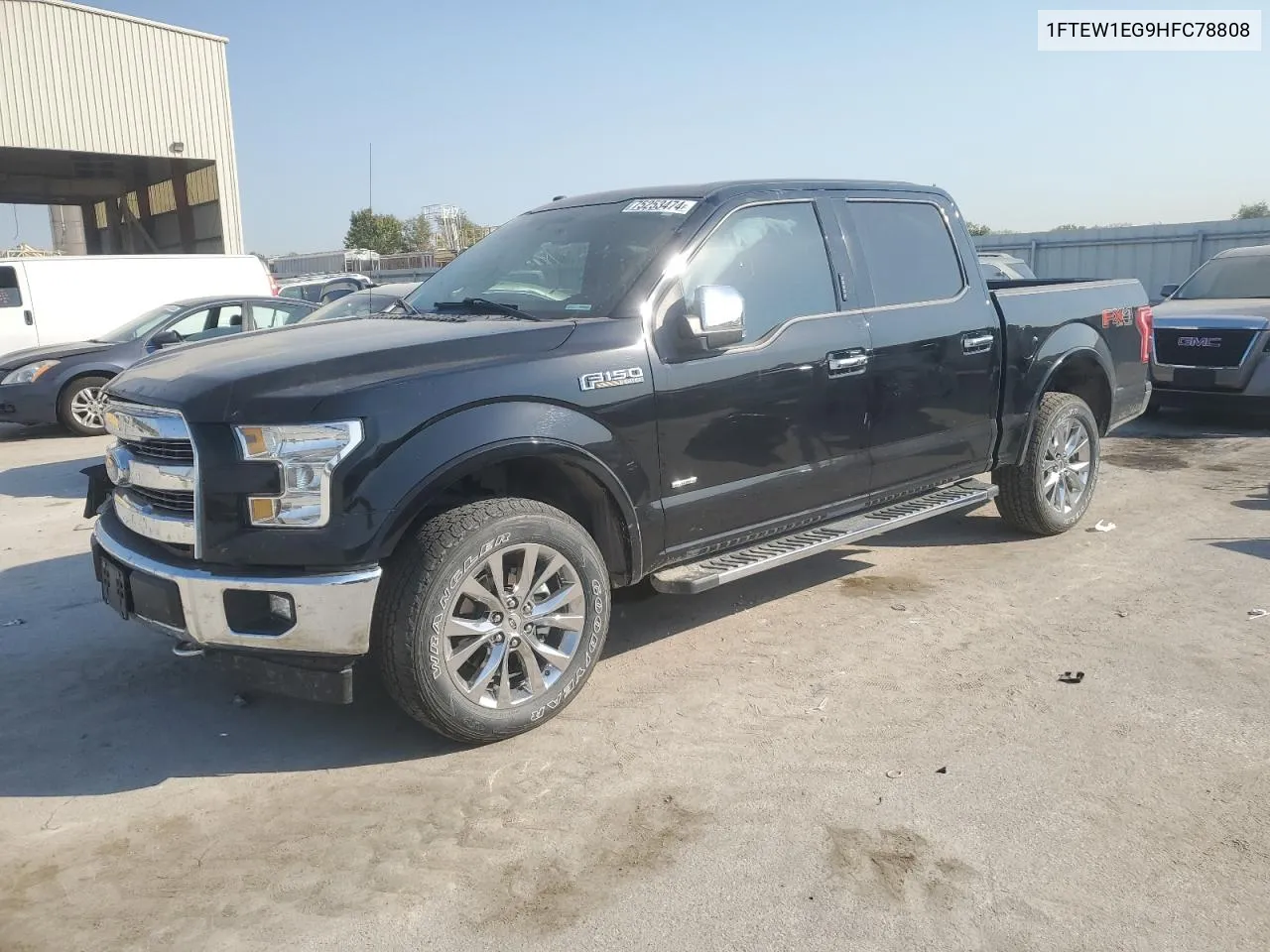 2017 Ford F150 Supercrew VIN: 1FTEW1EG9HFC78808 Lot: 75253474