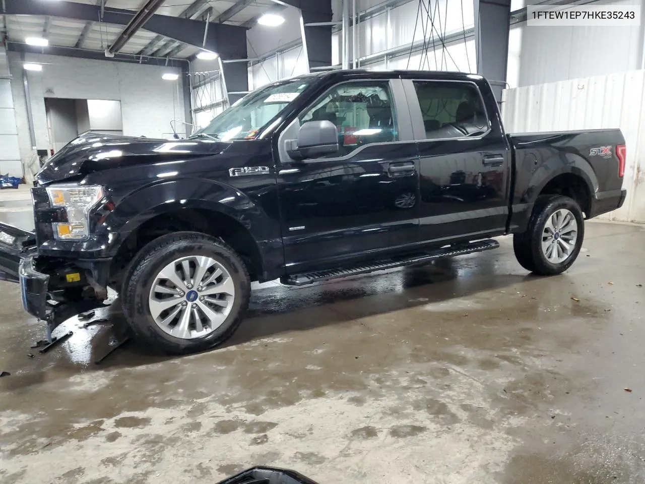 2017 Ford F150 Supercrew VIN: 1FTEW1EP7HKE35243 Lot: 75258184