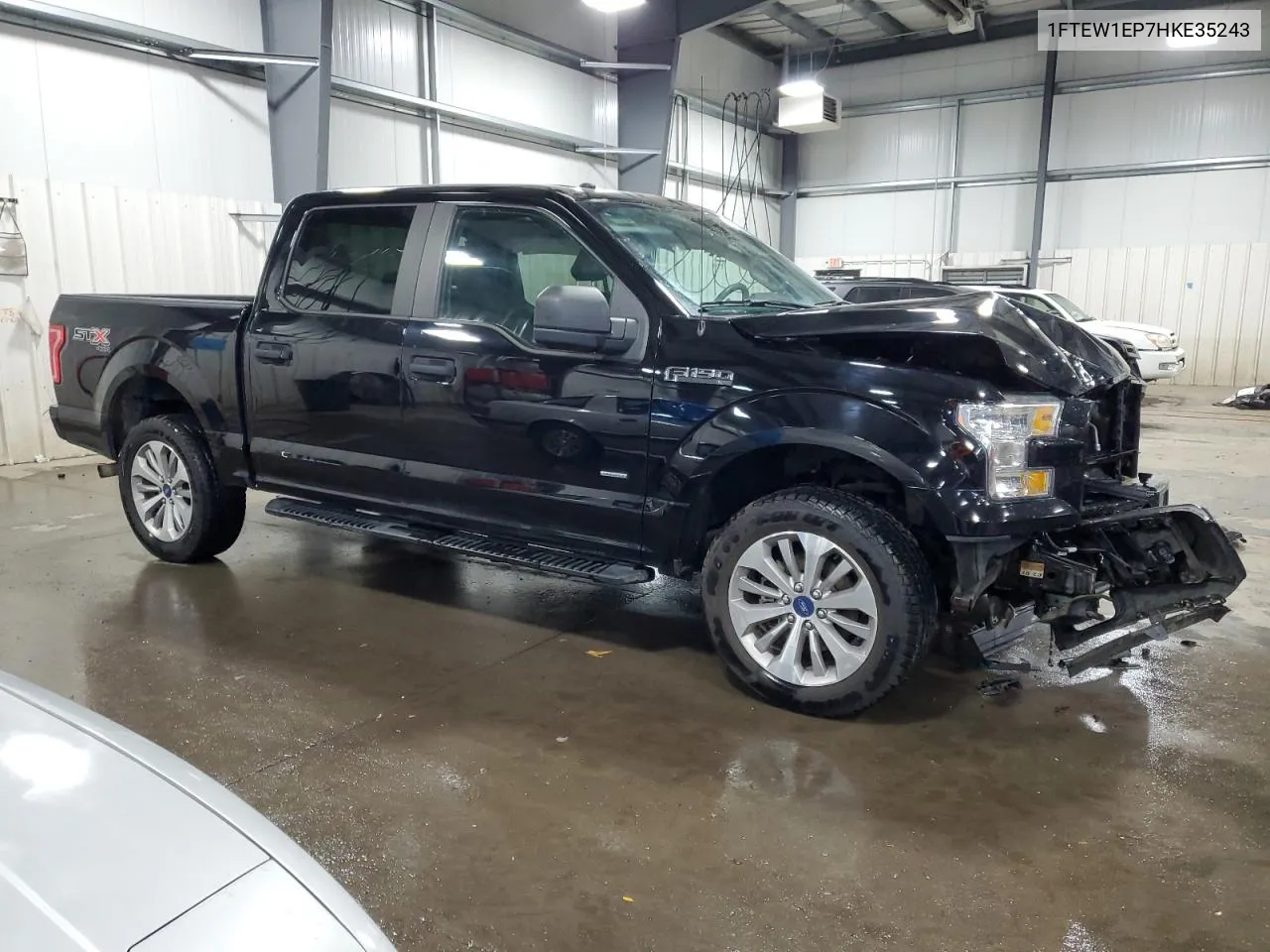 2017 Ford F150 Supercrew VIN: 1FTEW1EP7HKE35243 Lot: 75258184