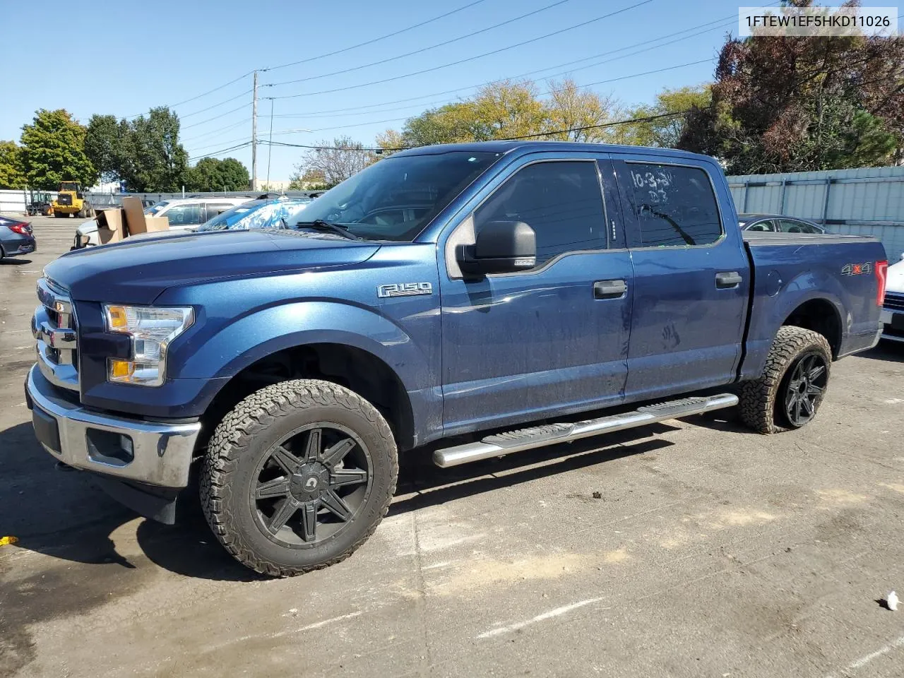 1FTEW1EF5HKD11026 2017 Ford F150 Supercrew