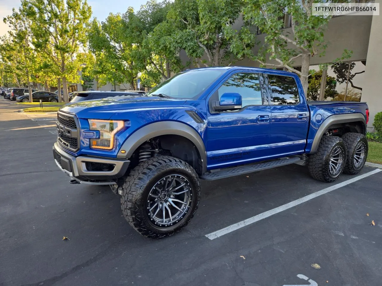 2017 Ford F150 Raptor VIN: 1FTFW1RG6HFB66014 Lot: 75361704