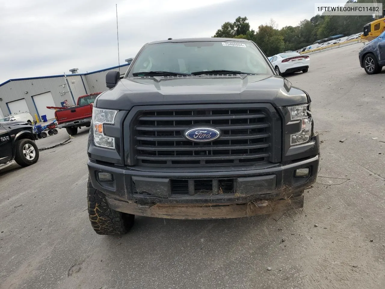 2017 Ford F150 Supercrew VIN: 1FTEW1EG0HFC11482 Lot: 75460804