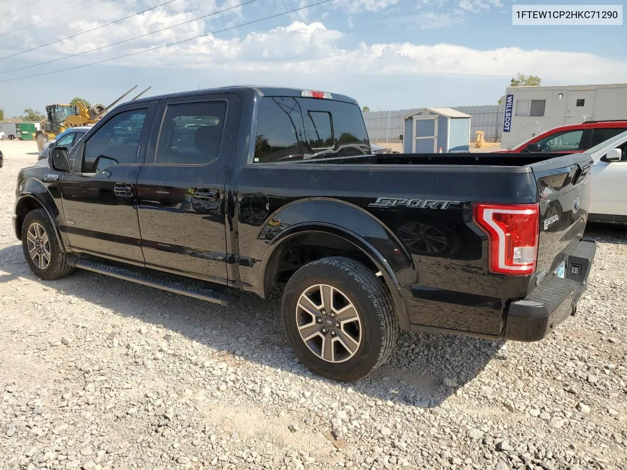 1FTEW1CP2HKC71290 2017 Ford F150 Supercrew