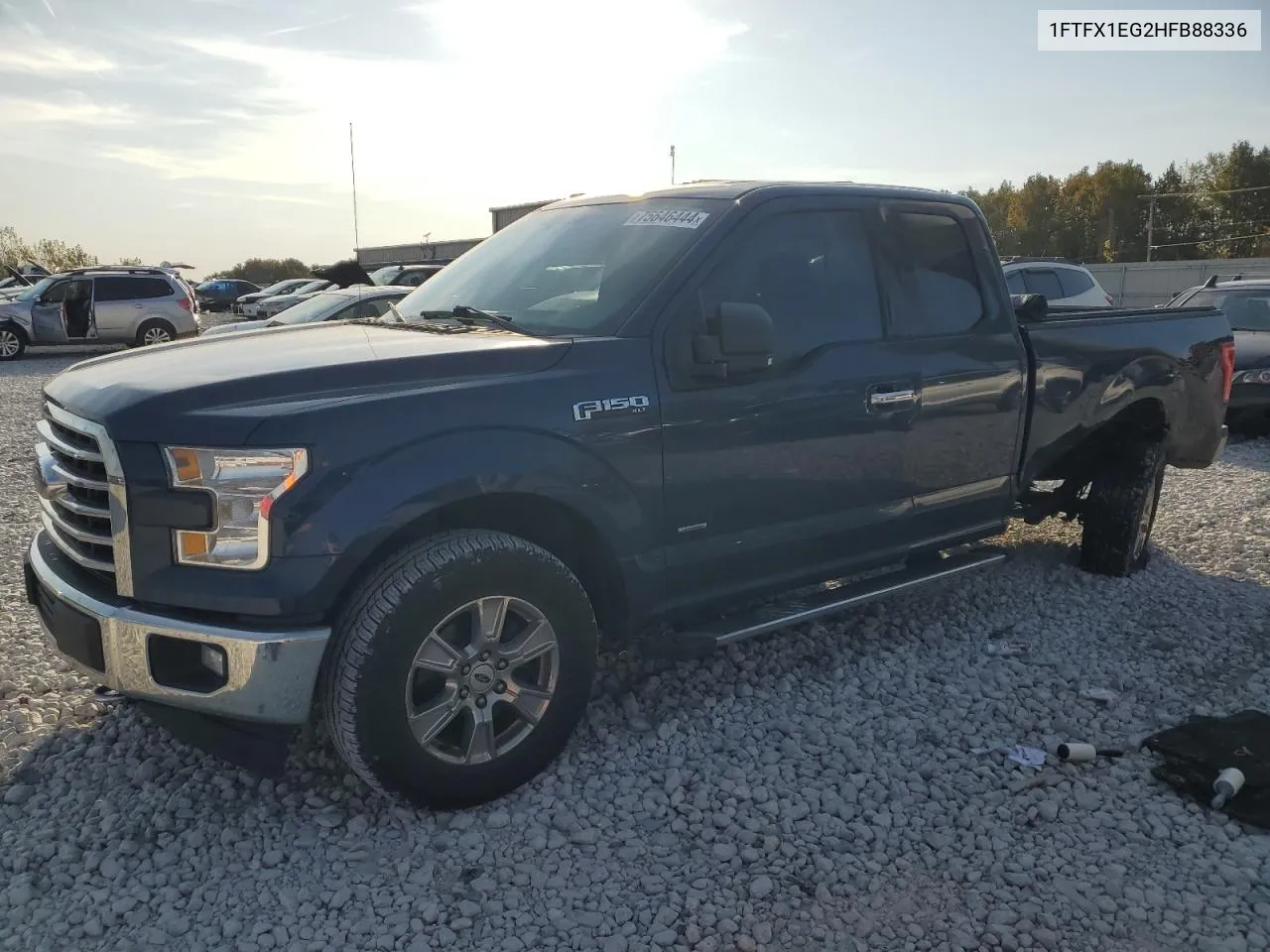 2017 Ford F150 Super Cab VIN: 1FTFX1EG2HFB88336 Lot: 75646444