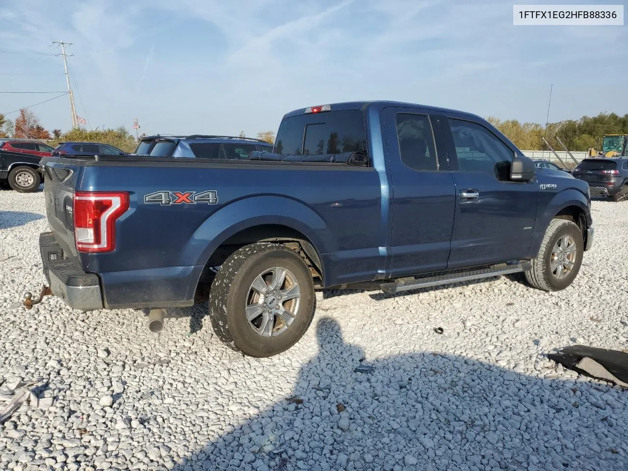 2017 Ford F150 Super Cab VIN: 1FTFX1EG2HFB88336 Lot: 75646444