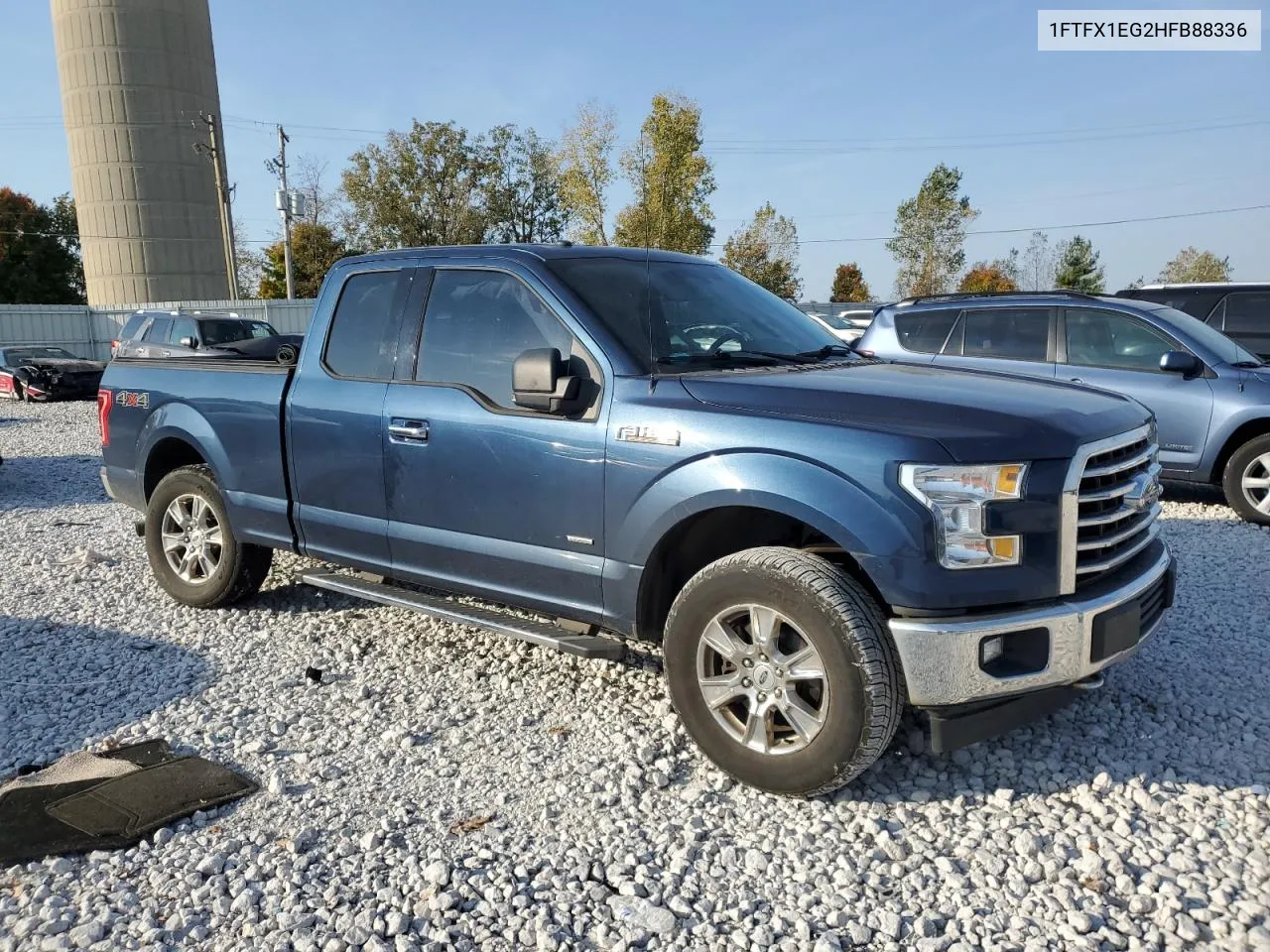 2017 Ford F150 Super Cab VIN: 1FTFX1EG2HFB88336 Lot: 75646444