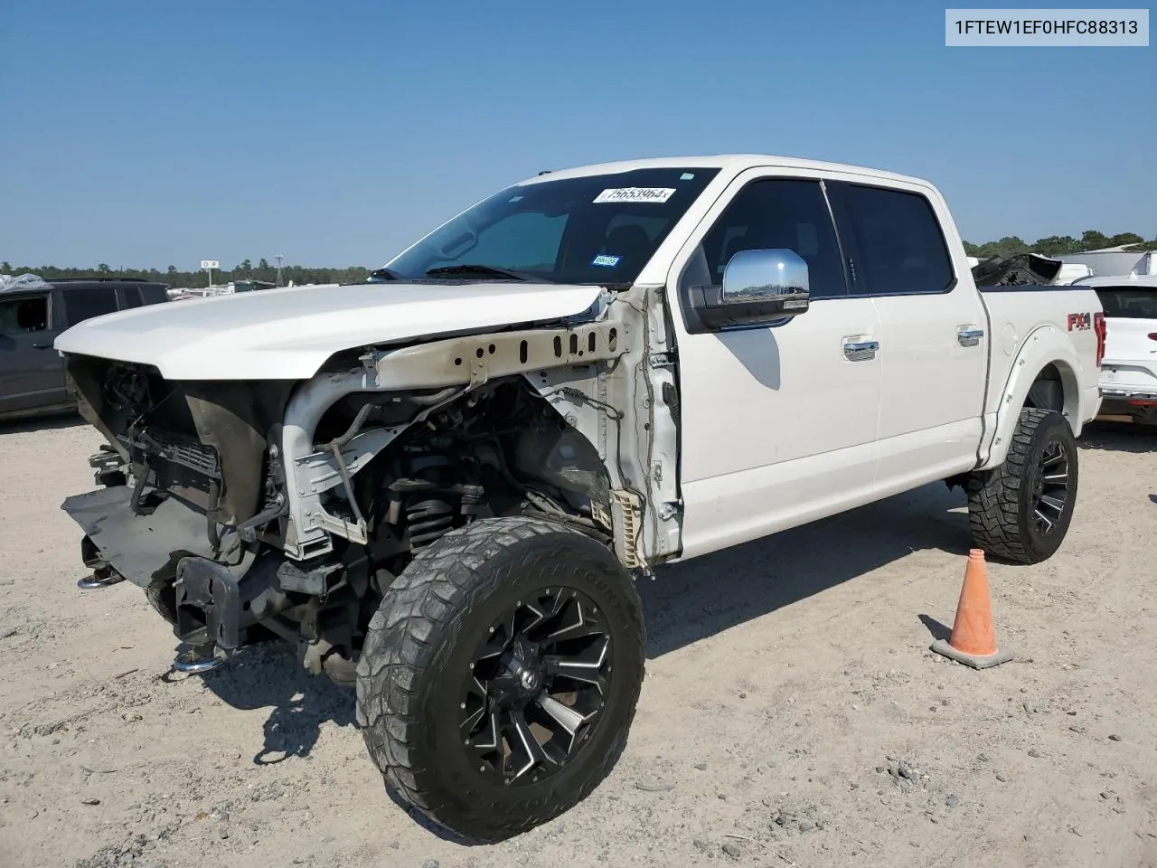 2017 Ford F150 Supercrew VIN: 1FTEW1EF0HFC88313 Lot: 75653964