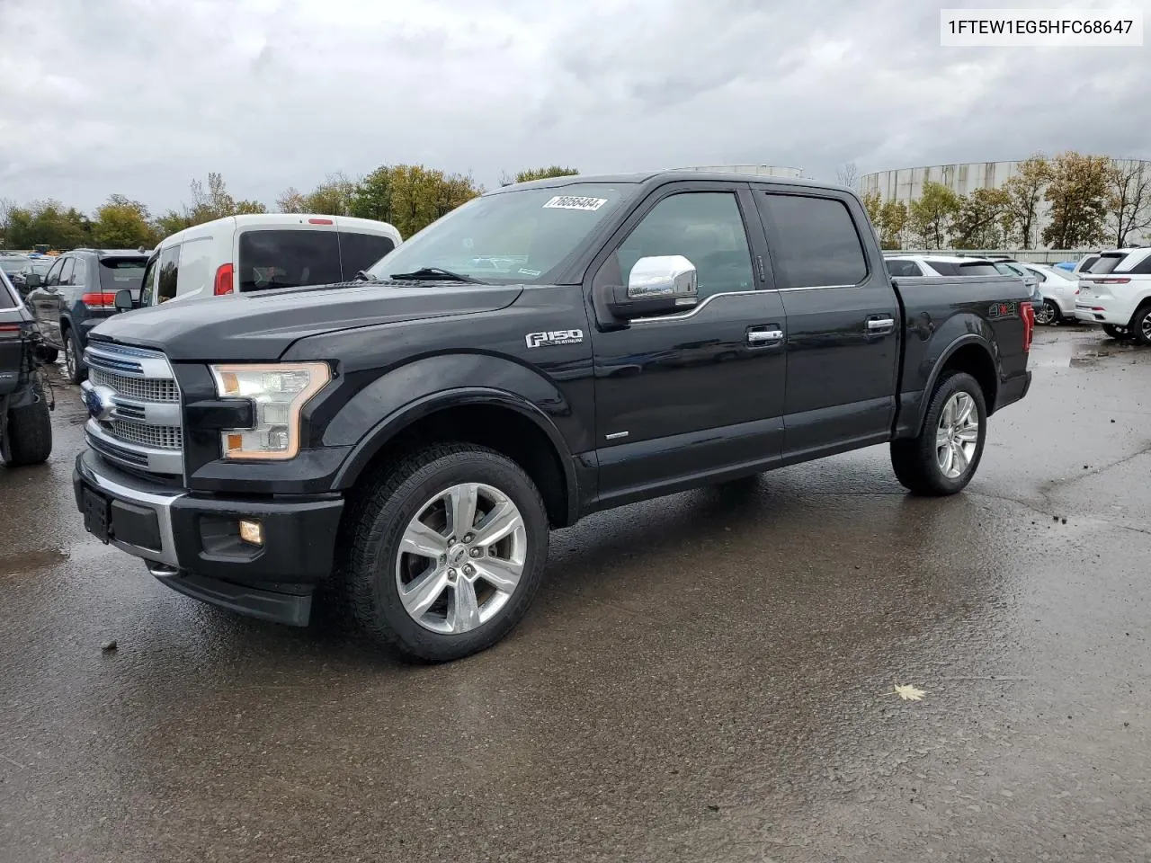 2017 Ford F150 Supercrew VIN: 1FTEW1EG5HFC68647 Lot: 76056484