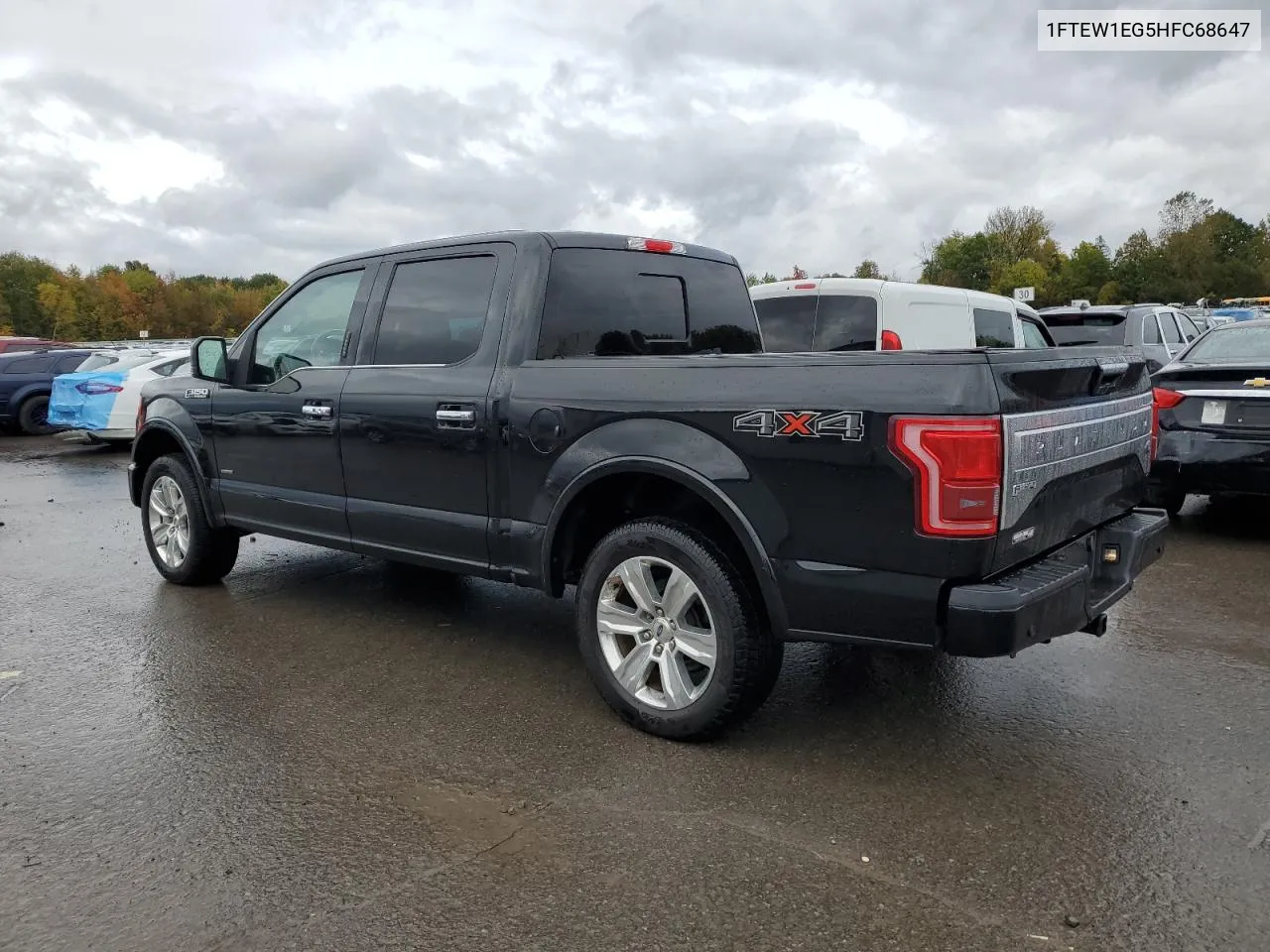 2017 Ford F150 Supercrew VIN: 1FTEW1EG5HFC68647 Lot: 76056484