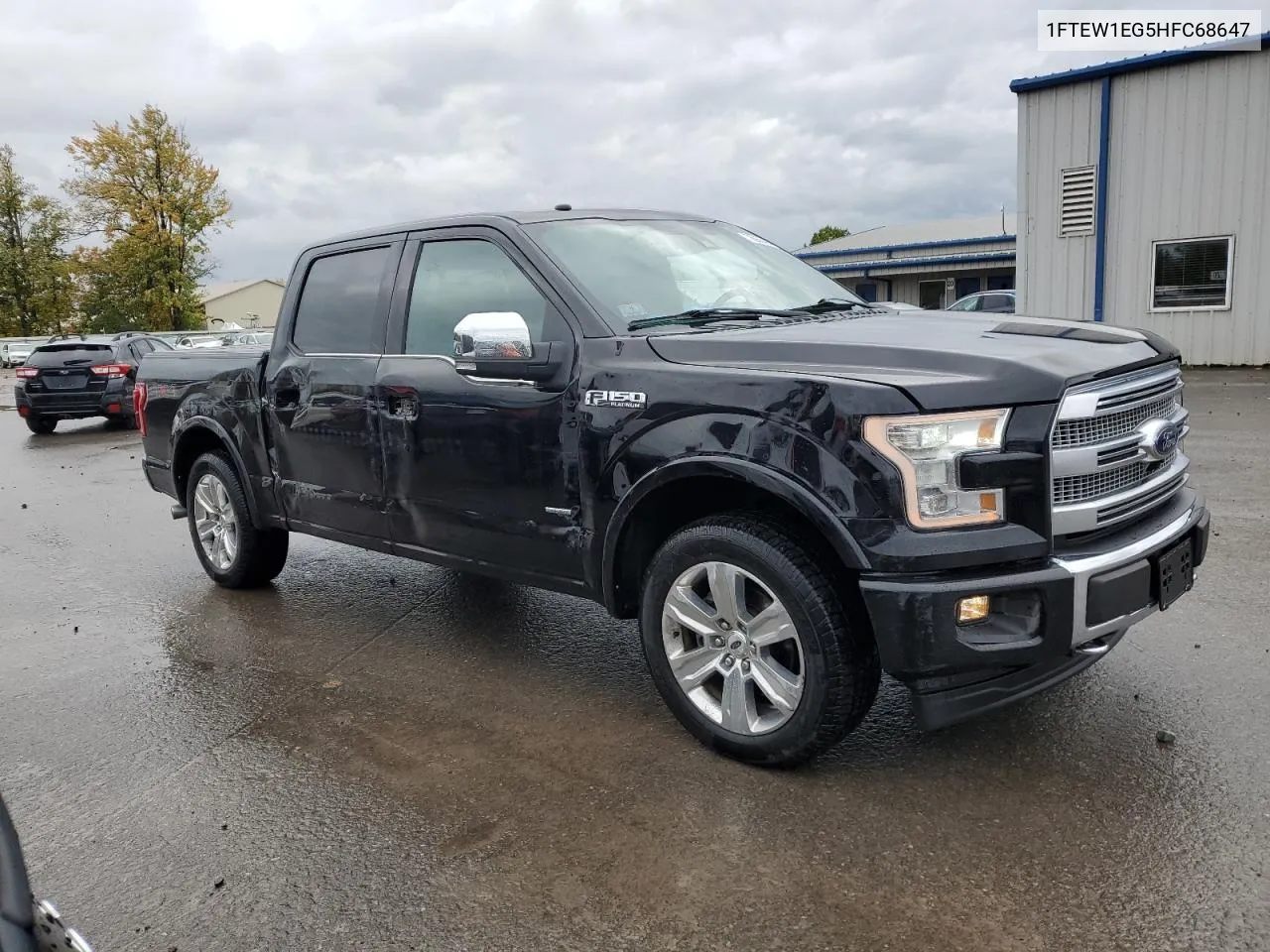 2017 Ford F150 Supercrew VIN: 1FTEW1EG5HFC68647 Lot: 76056484