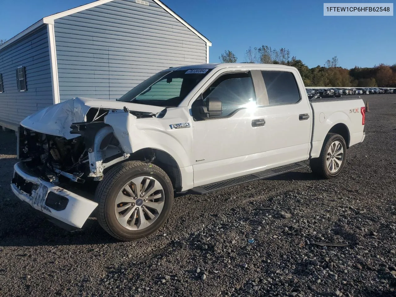 2017 Ford F150 Supercrew VIN: 1FTEW1CP6HFB62548 Lot: 76130384