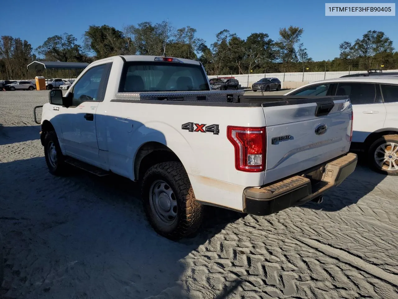 2017 Ford F150 VIN: 1FTMF1EF3HFB90405 Lot: 76140504