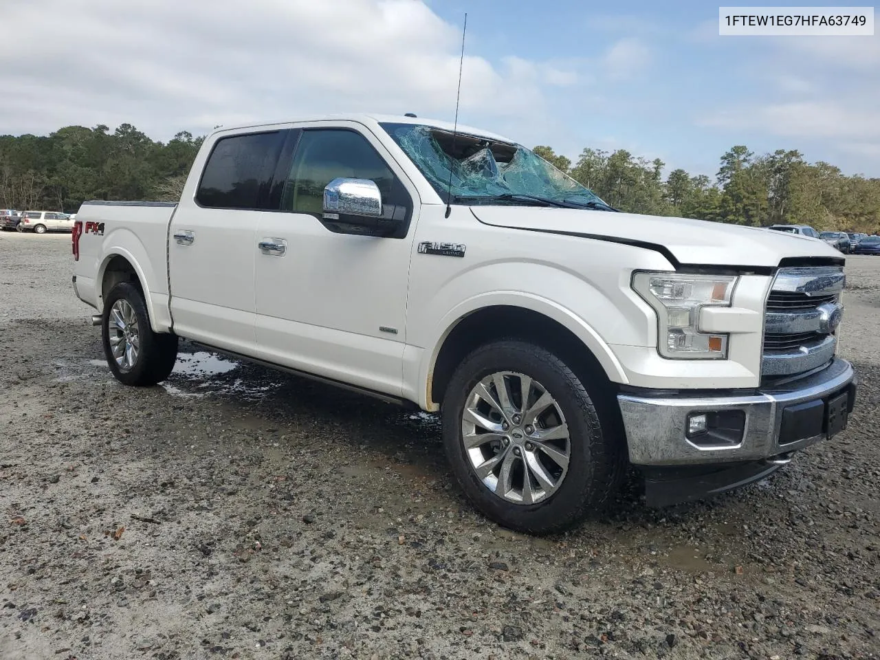 2017 Ford F150 Supercrew VIN: 1FTEW1EG7HFA63749 Lot: 76395094