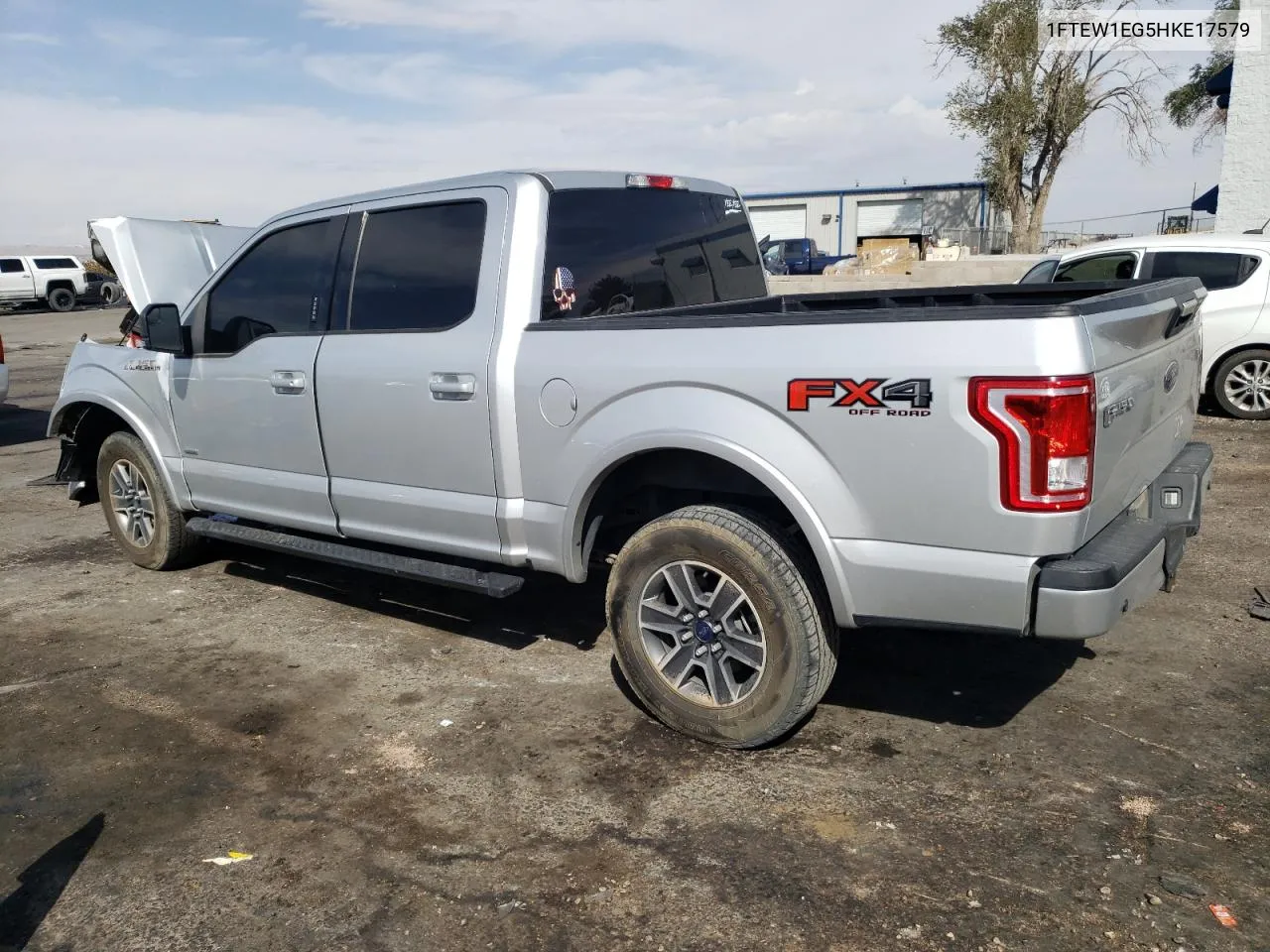 2017 Ford F150 Supercrew VIN: 1FTEW1EG5HKE17579 Lot: 76491344