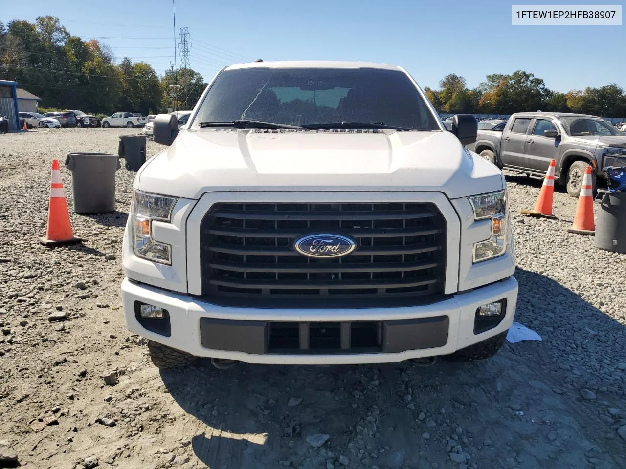 2017 Ford F150 Supercrew VIN: 1FTEW1EP2HFB38907 Lot: 76710454