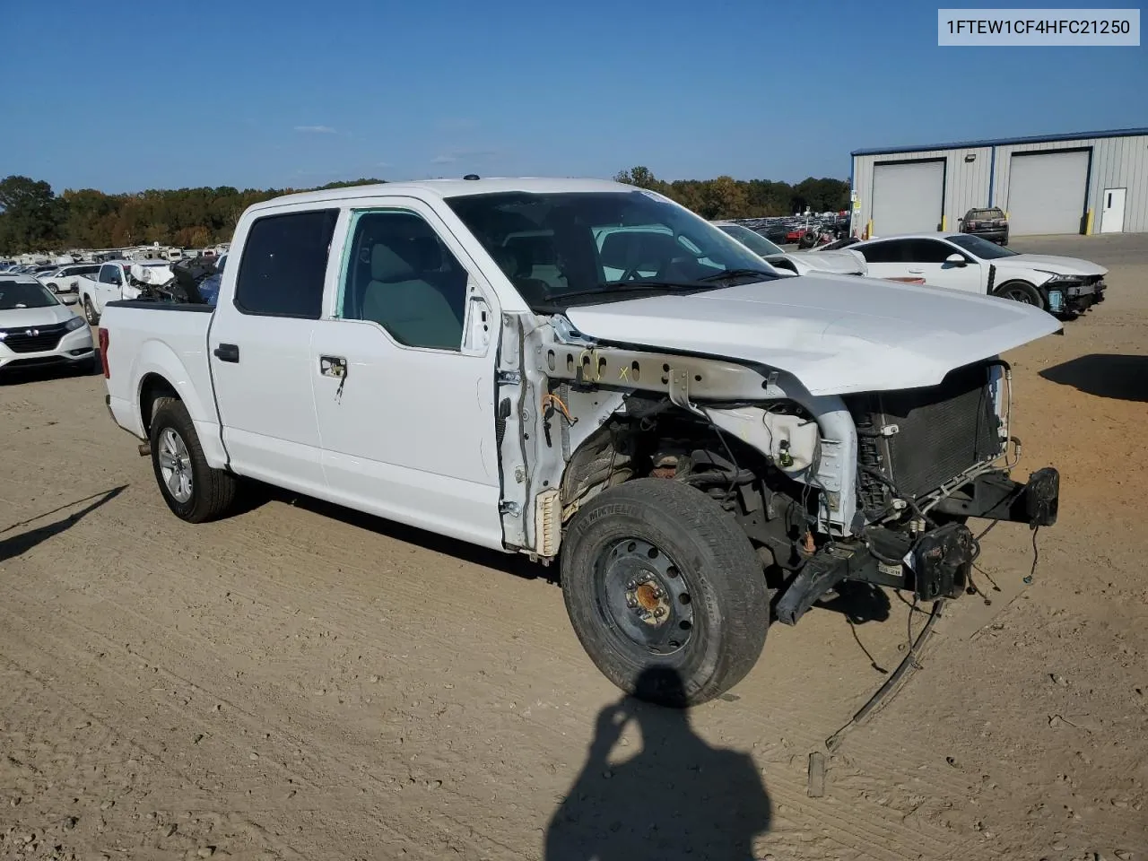 2017 Ford F150 Supercrew VIN: 1FTEW1CF4HFC21250 Lot: 76717974